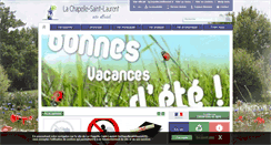 Desktop Screenshot of lachapellesaintlaurent.fr
